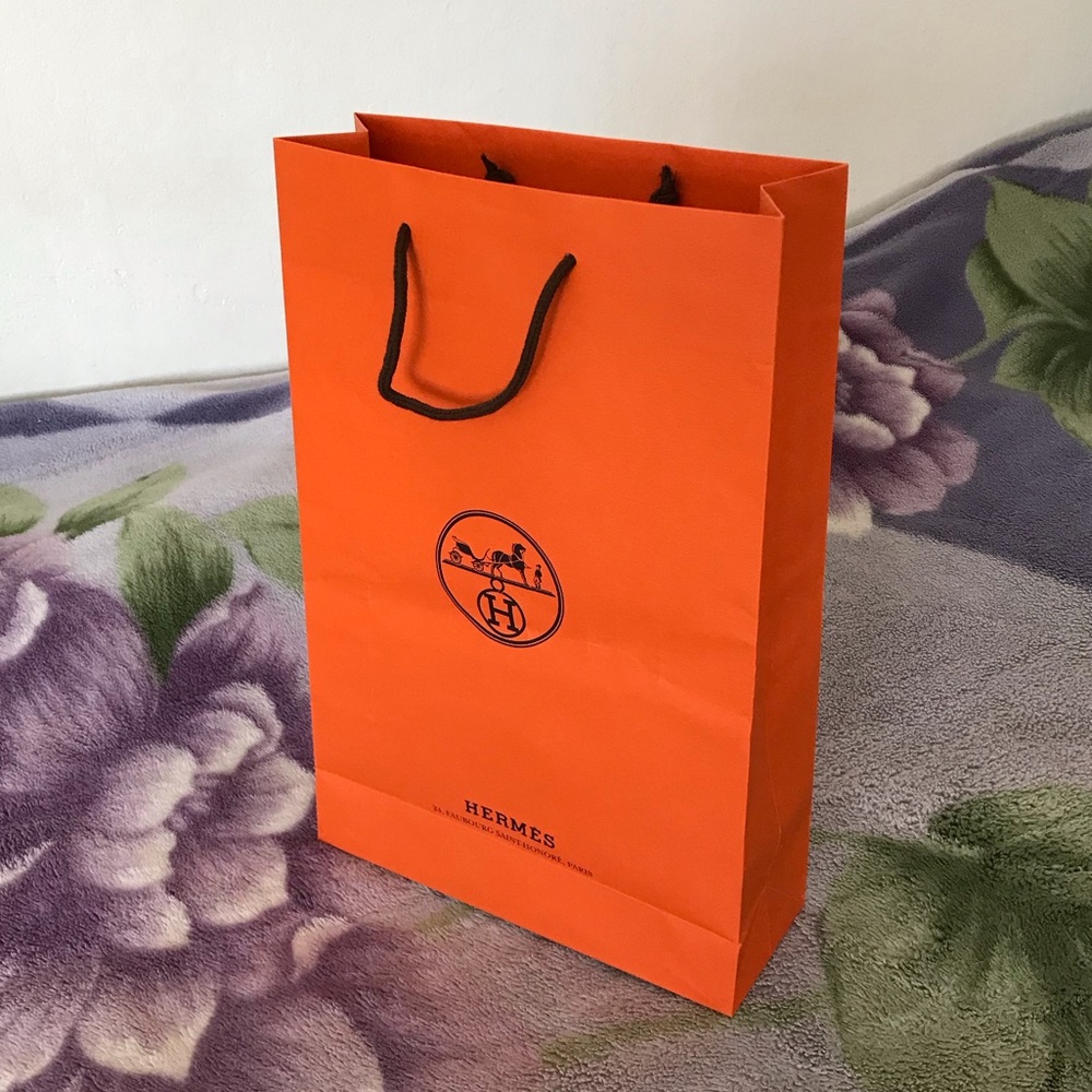 Hermes Tall Paper Bag